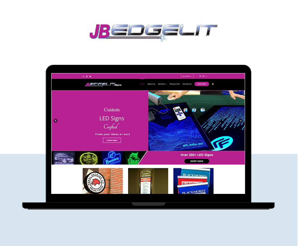 jb edgelit-website agency sydney